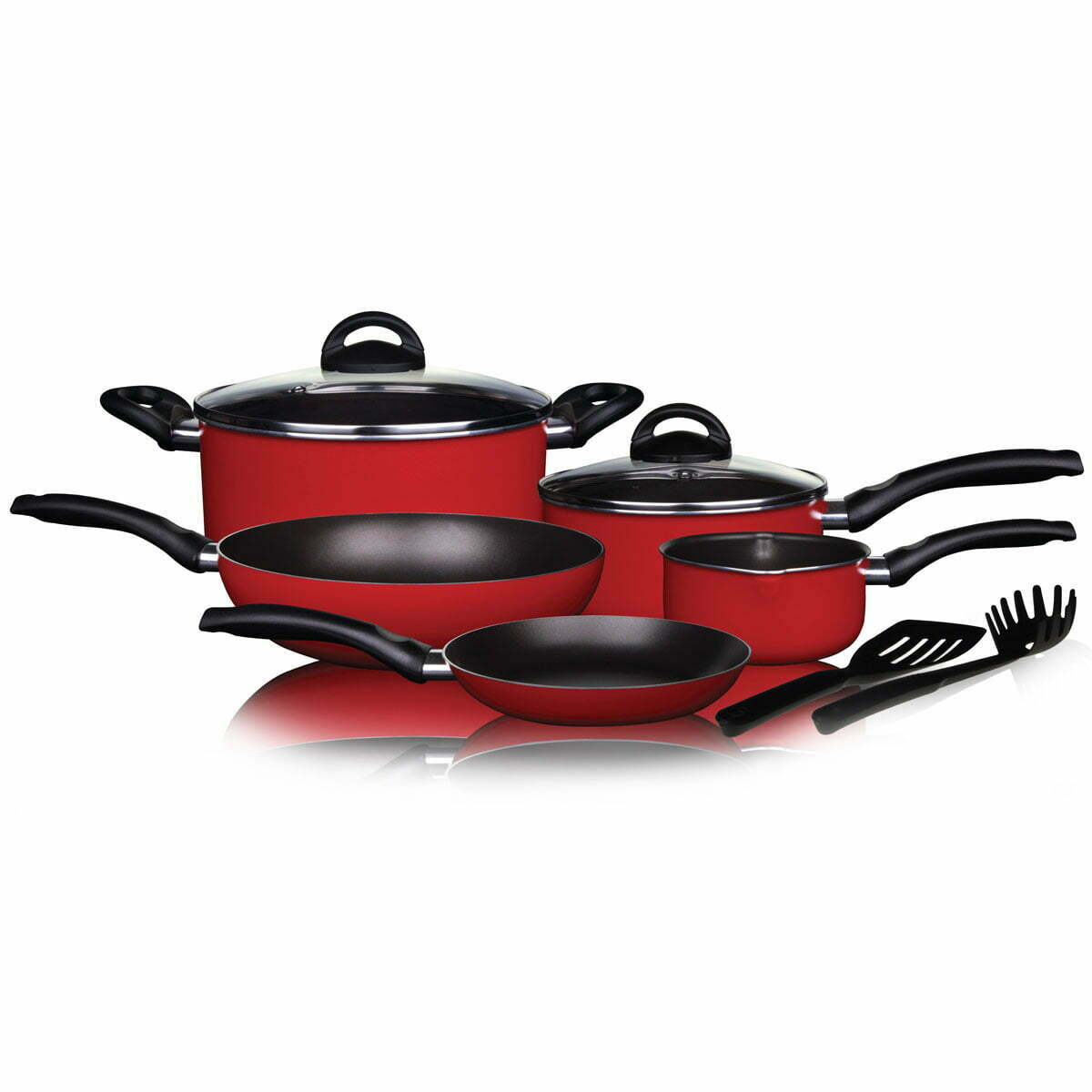 Rossetti® Rosso 11 Piece Made in Italy Quality Cookware Set Collezione