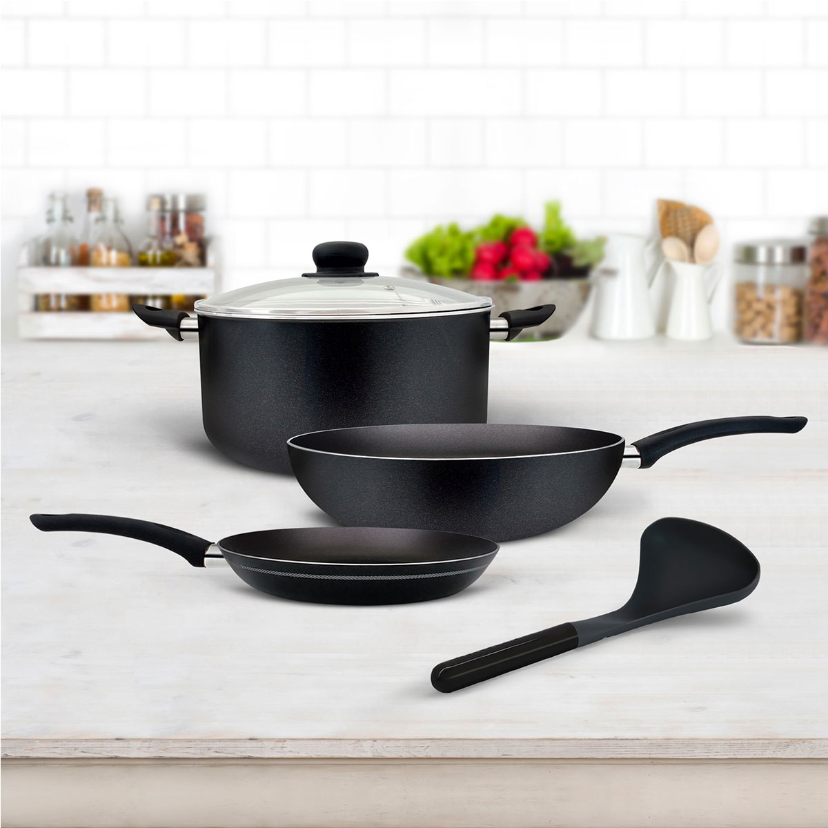 5-Pc-Rossetti-Milano-Cookware-sets-Dubai-UAE Rossetti Made in Italy Best Cookware sets Dubai UAE