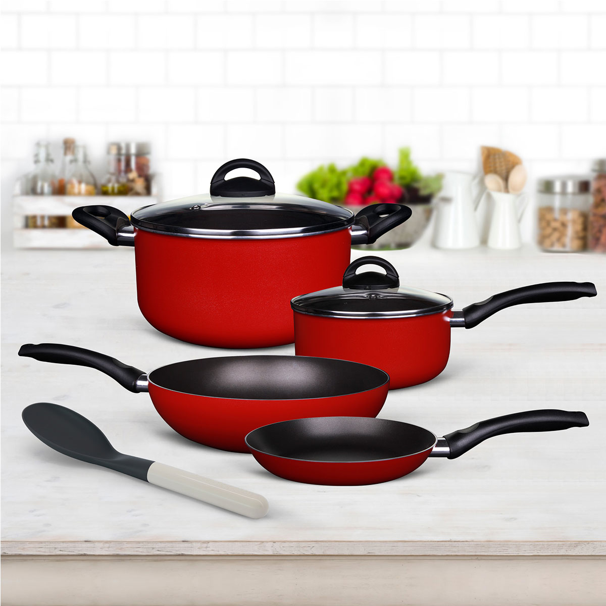 7 piece Rossetti Best Cookware sets Dubai UAE 7 piece Rossetti Best Cookware sets Dubai UAE