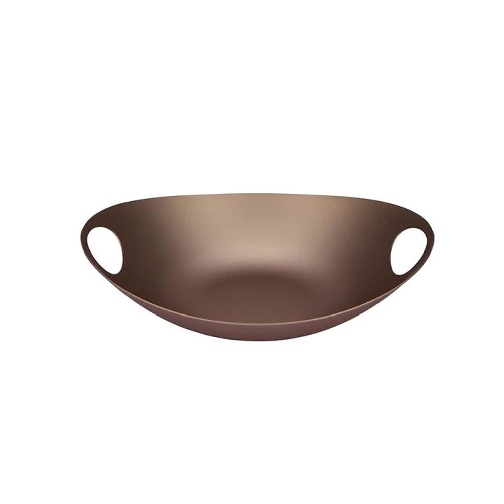 0722020590575-2 Mepra Atmosfera Nettuno Bronze Small Serving Bowl Tray - Image 1