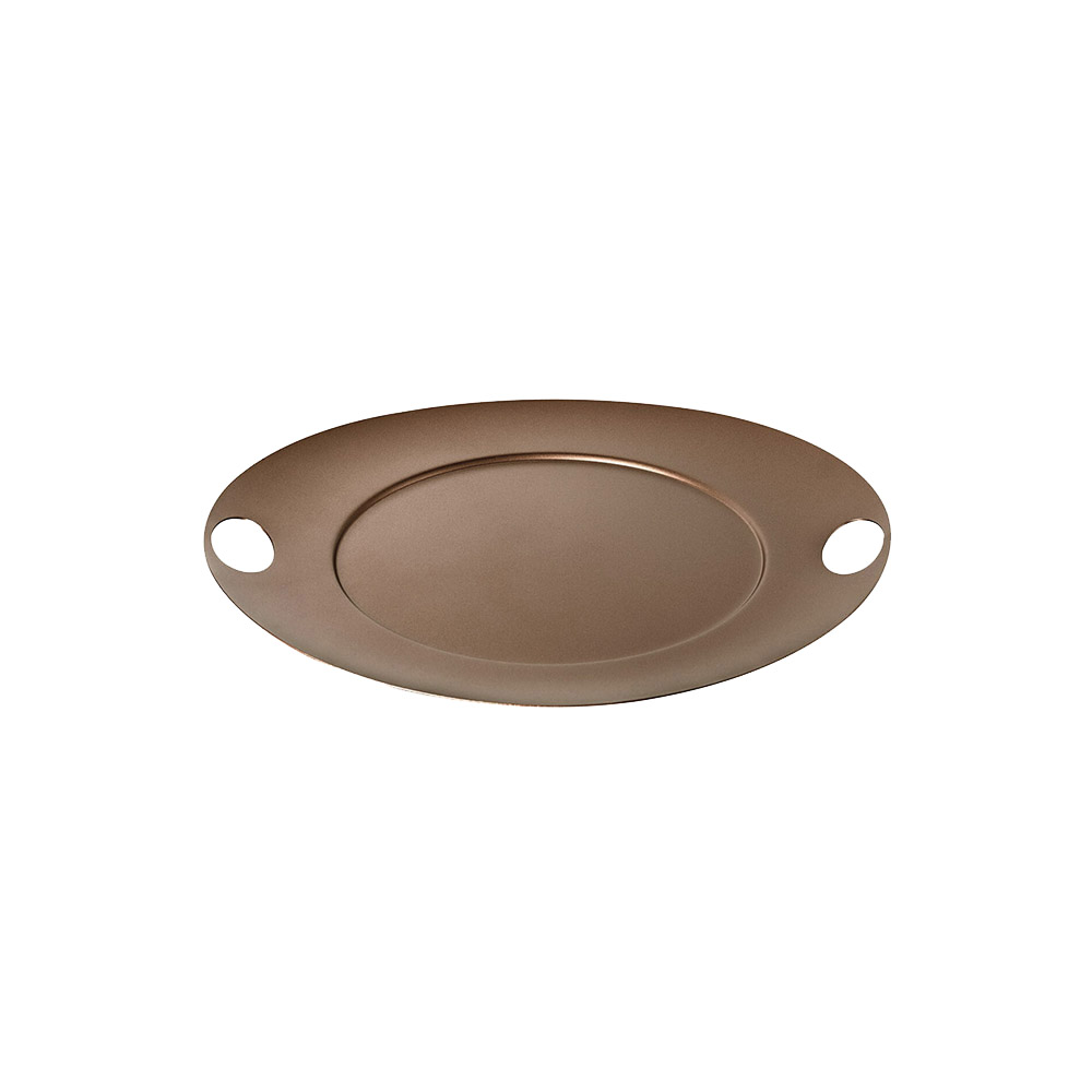 0722020590605-1-2 Mepra Atmosfera Saturno Bronze Small Serving Tray - Image 1