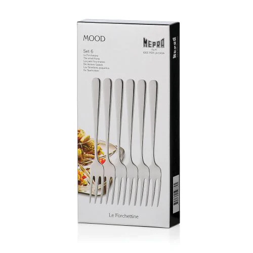107144615 Mepra Mood Small Fork Set (6 Pieces) - Image 1