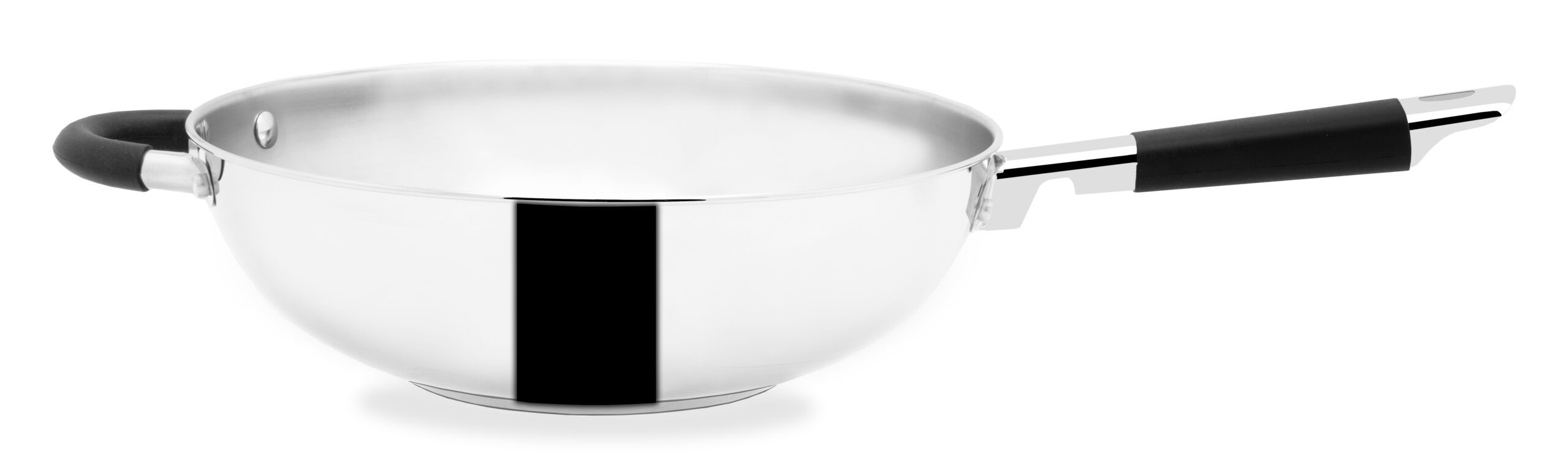 1381 Rossetti Art Cuisine Stainless Steel Stir Fry Wok (28cm) - Image 1
