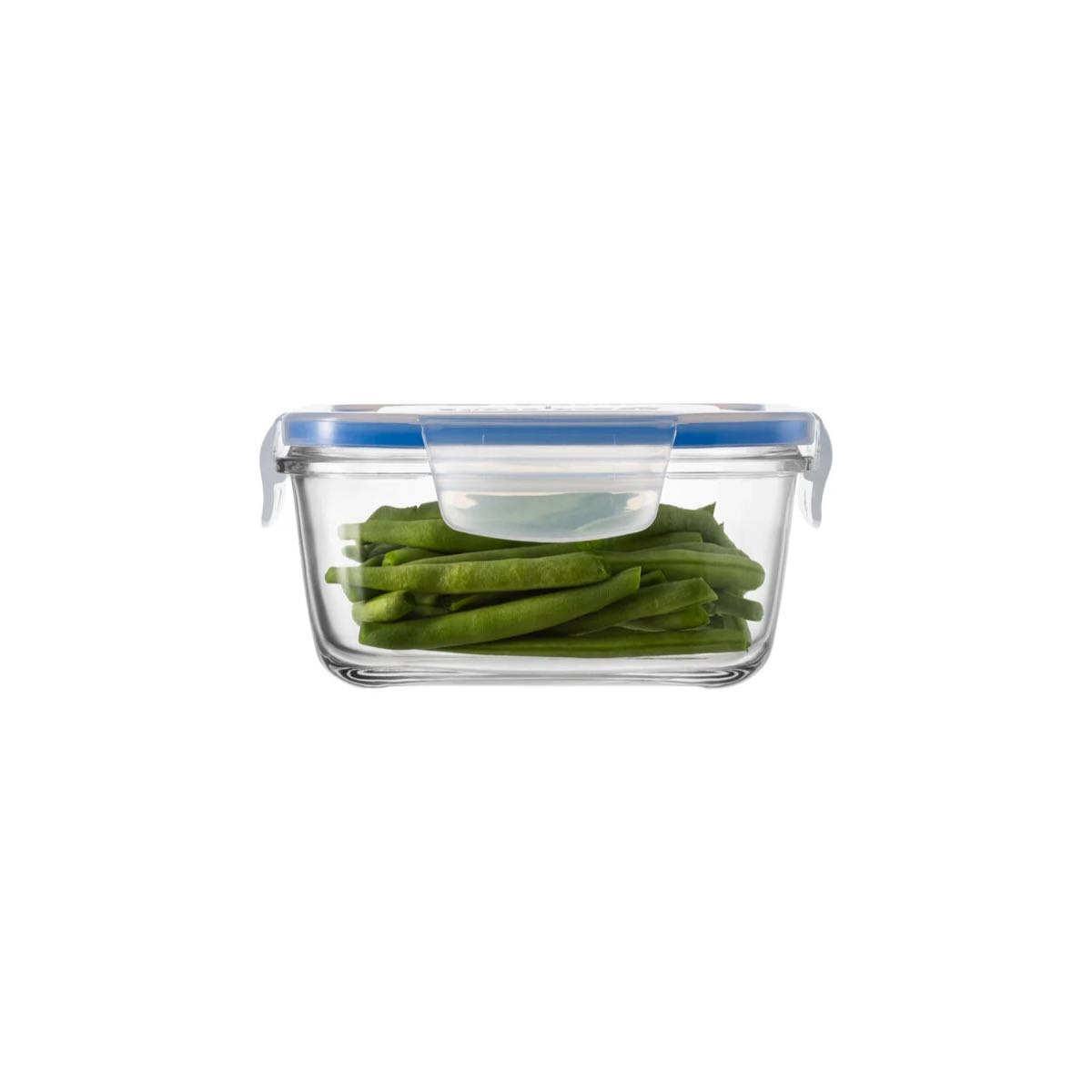 1406 9521 Super Block Square Glass Food Container Small (11x11x6cm) - Image 1