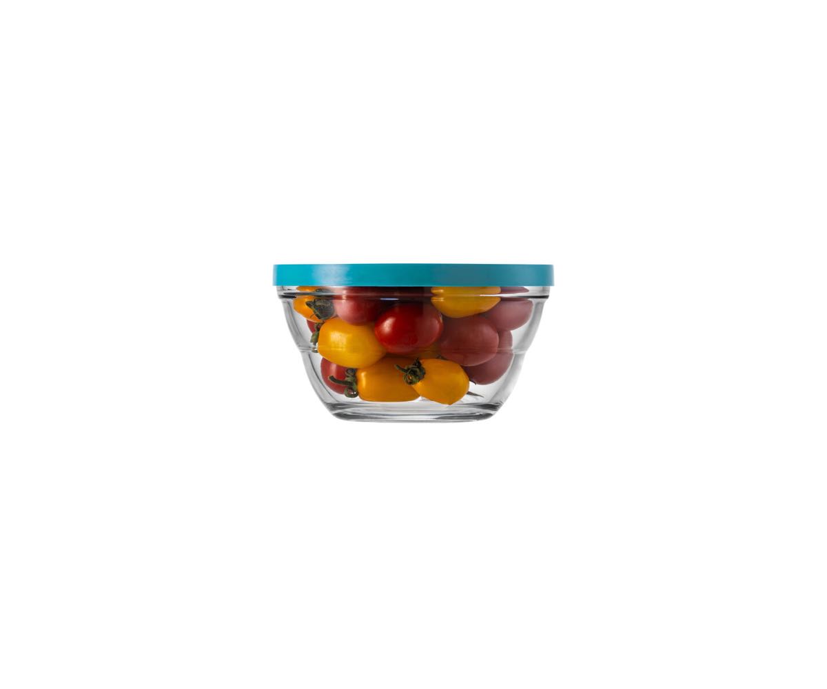 1407 5033 Igloo Round Glass Food Bowl Medium (11.5x11.5x6.5cm) - Image 1