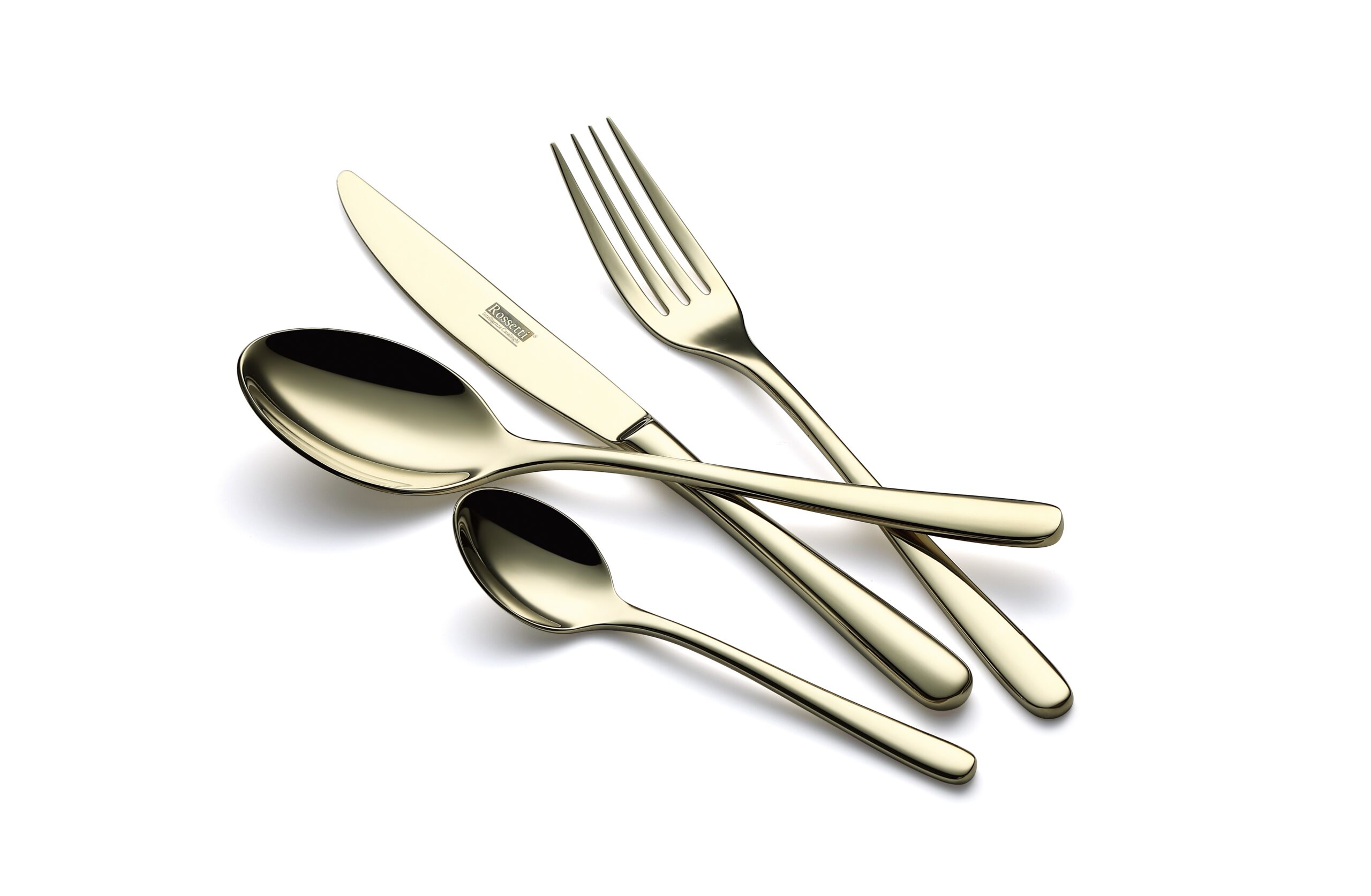 1489 Rossetti Opera Champagne Stainless Steel Cutlery Set (24 Pieces) - Image 1