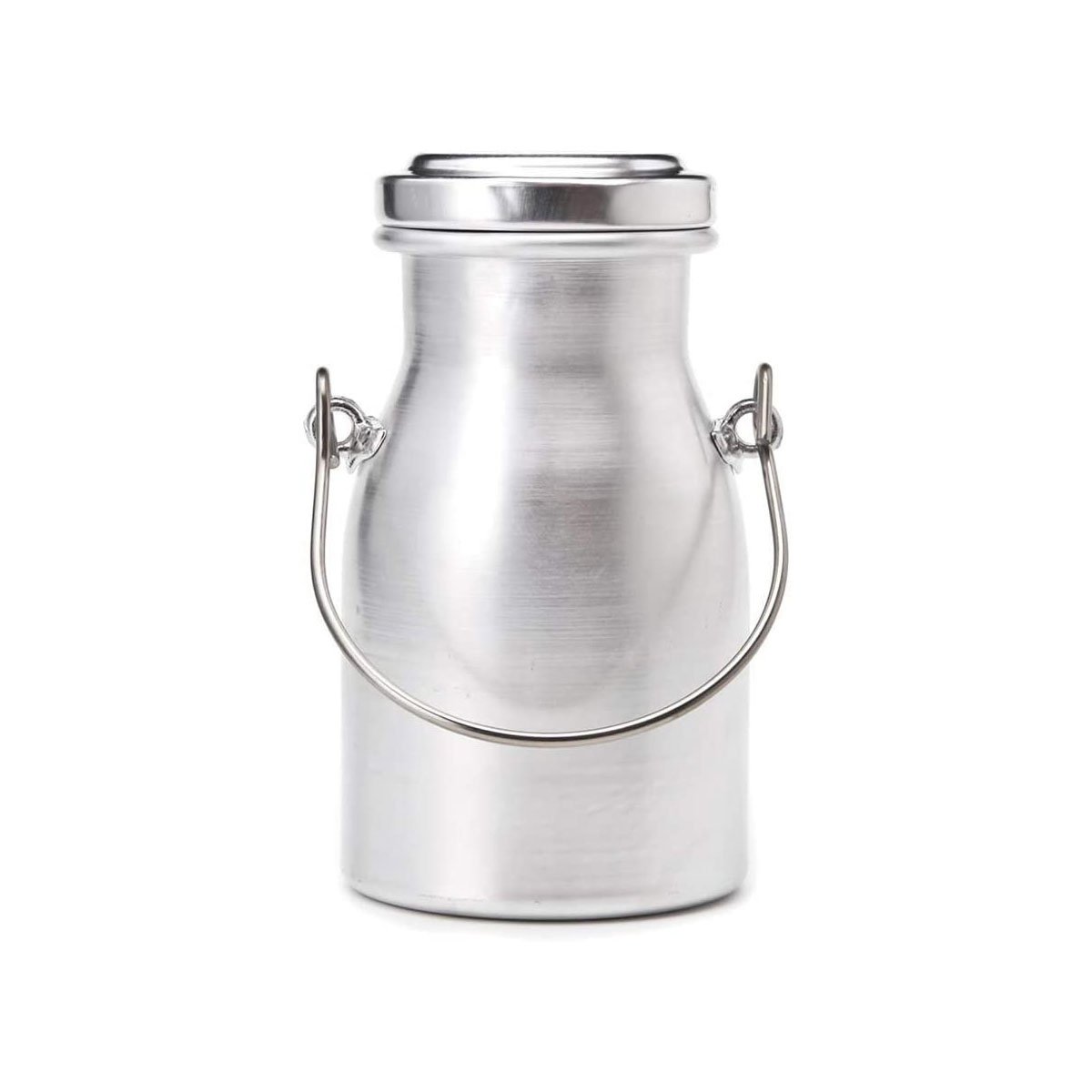 1664001 Ottinetti Traditional Aluminum Milk Can 1L - Image 1