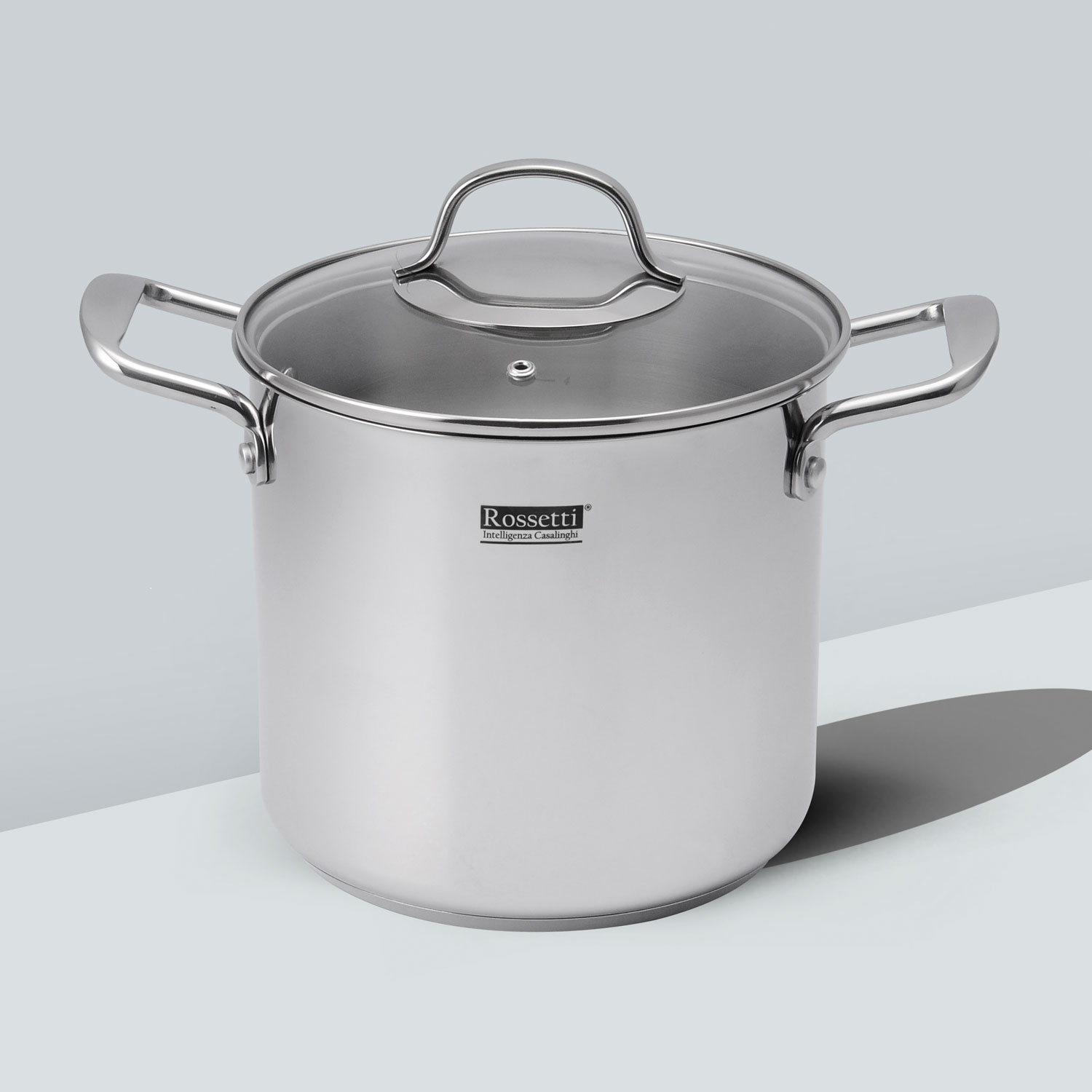 1803 Rossetti Agostini Stainless Steel Stock Pot Casserole (20x18cm) - Image 1
