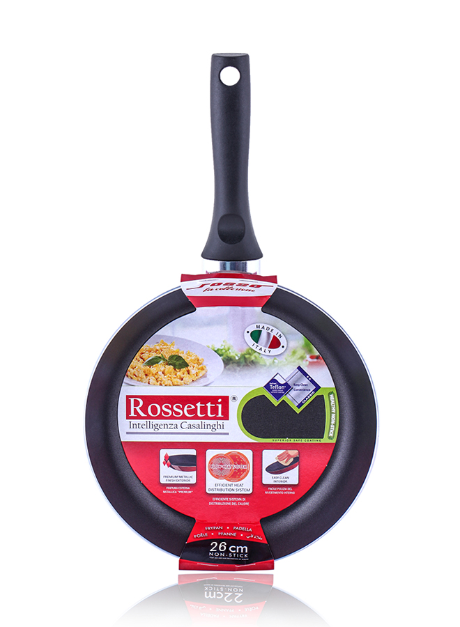 2 - Frypan 26cm - Art Code 1298 Rossetti Rosso Red Frying Pan (26cm) - Image 1