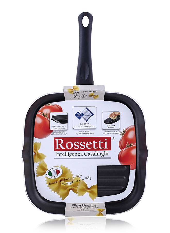 2 - Grillpan 28cm - Art Code 1233 Rossetti Milano Grill Pan (28x28cm) - Image 1