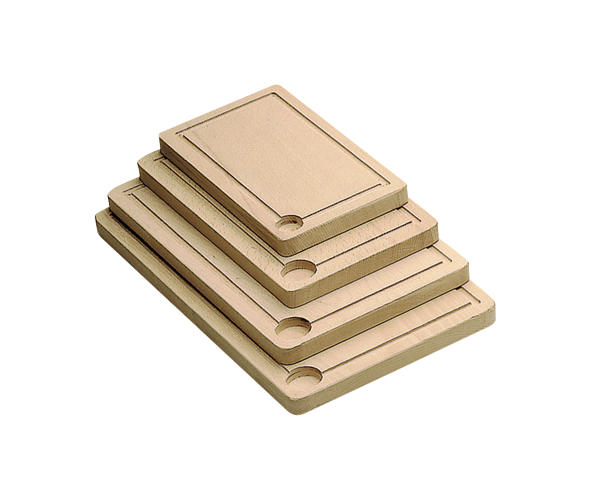 2037_30 Rossetti Beechwood Cutting Board with Groove (30x20x2.2cm) - Image 1
