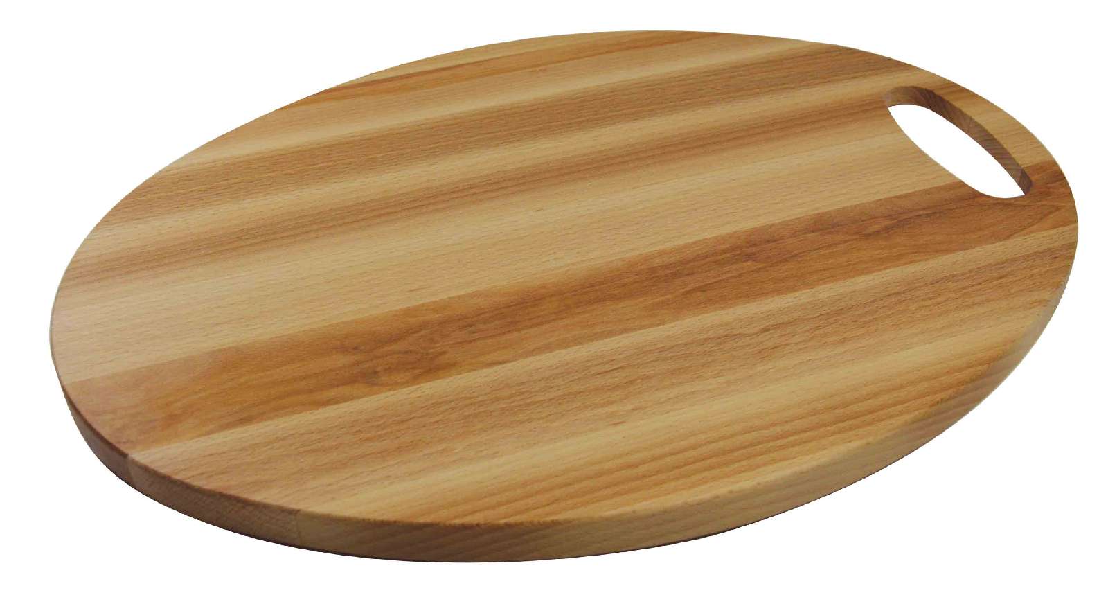 2066_C Rossetti Oval Beech Heartwood Cutting Board with Handle (44x32.5x2cm) - Image 1