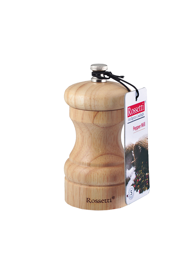 # 2212 - 10cm Wood Pepper Mill Rossetti Wood Salt and Pepper Mill (10cm) - Image 1