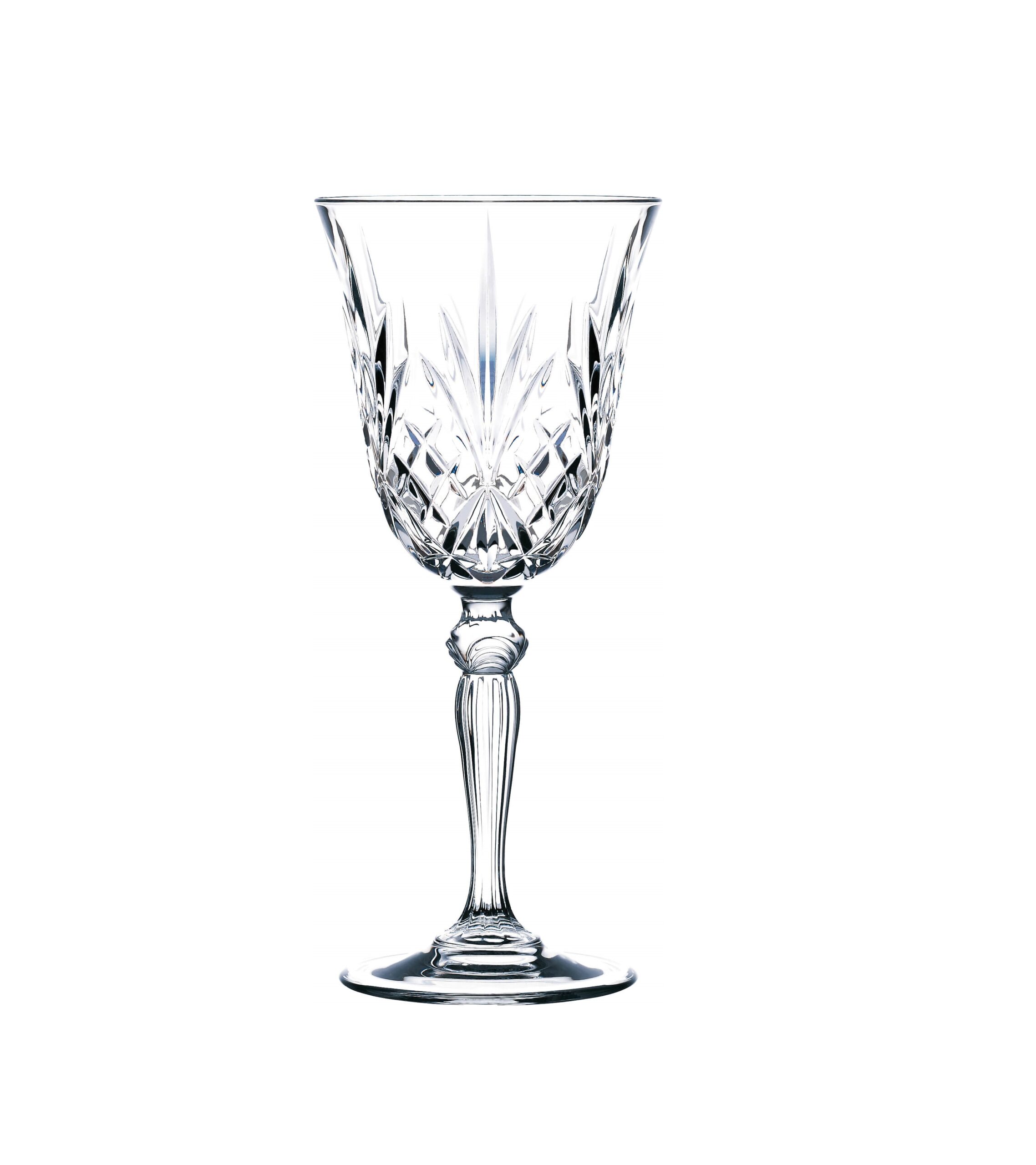 2565202020 RCR Melodia Wine Glasses Goblet (Set of 6 Glassware Set) 290ml - Image 1