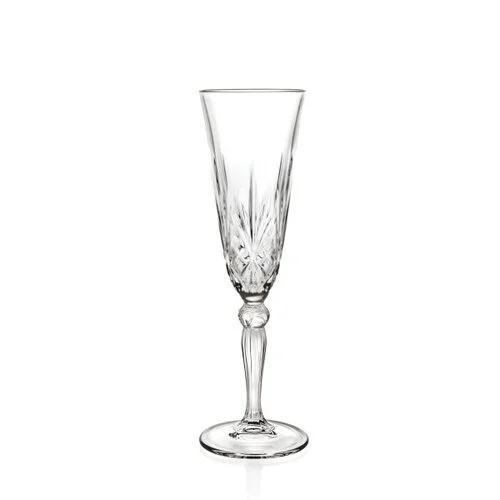 2632702010 RCR Oasis Flute Champagne Glasses Set (Set of 6 Glassware Set) 290ml - Image 1