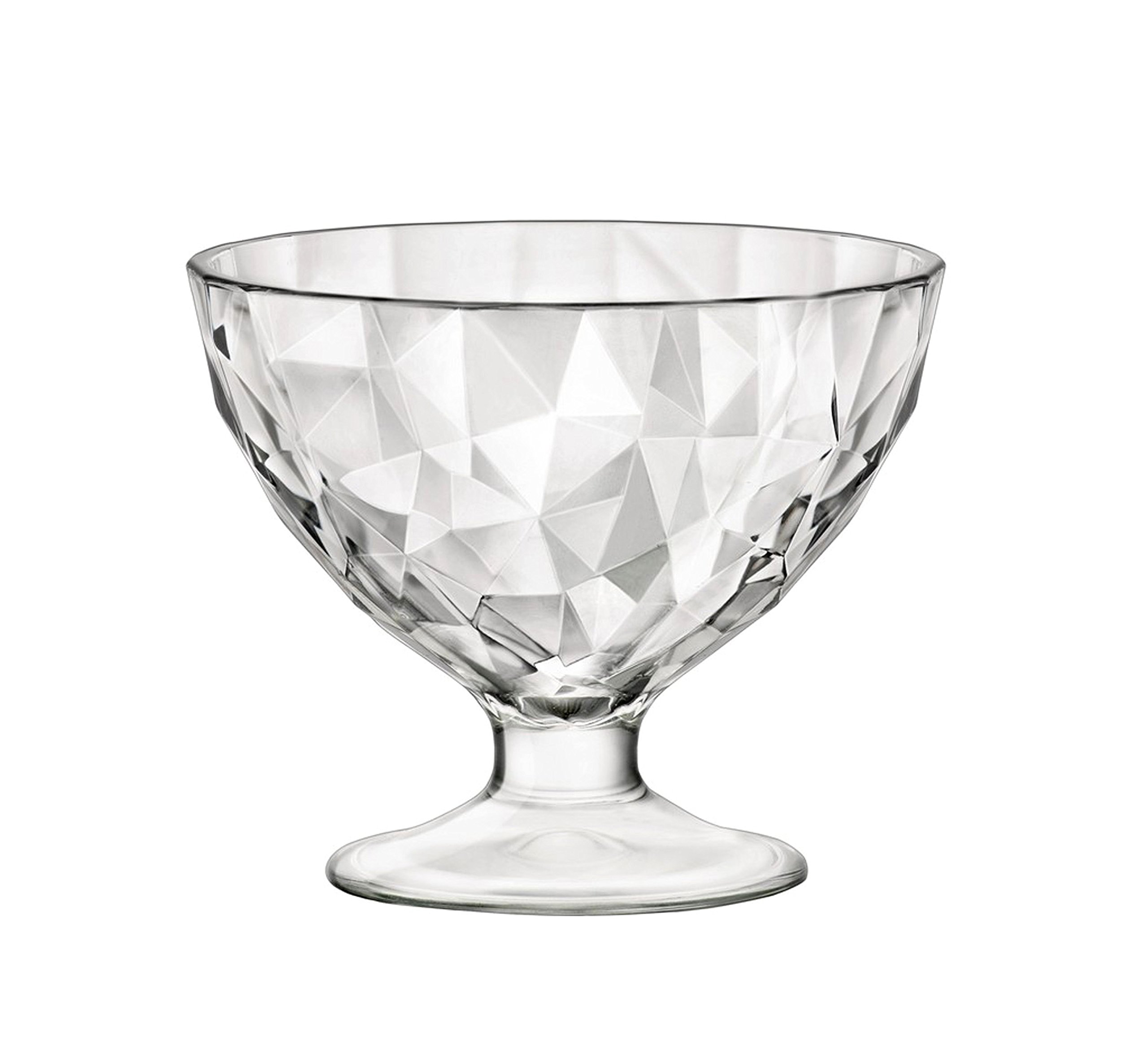 302262M02321990 Diamond Glass Ice Cream Bowl 360ml (1 Piece) - Image 1