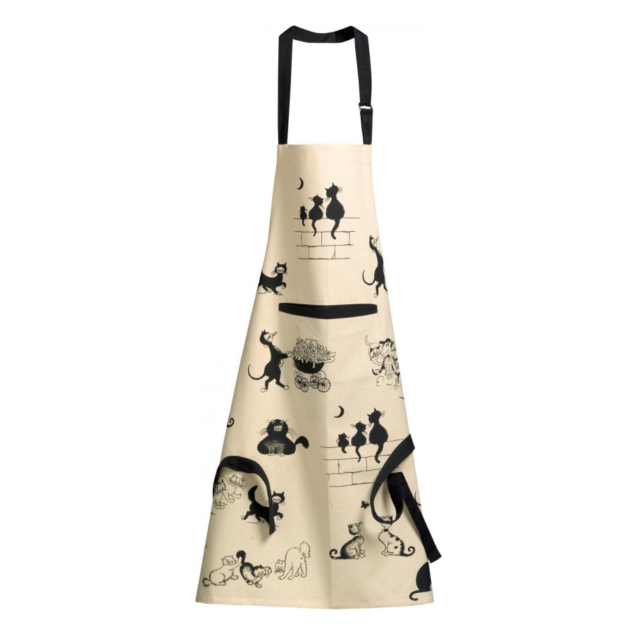 3703090000 Dubout Cats Cotton Kitchen Apron - Image 1