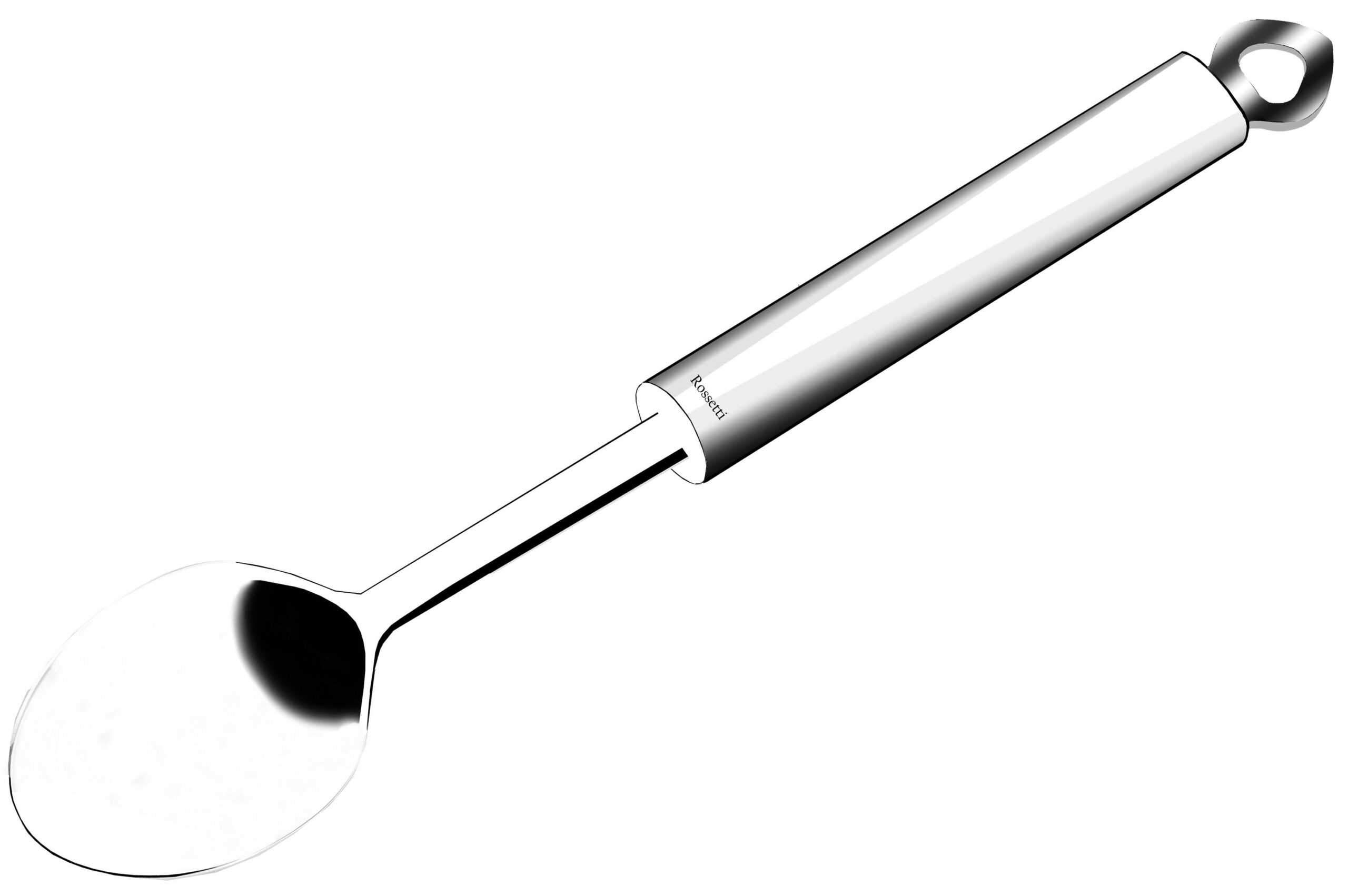#6051 SS Spoon Rossetti Shokin Stainless Steel Spoon Server - Image 1