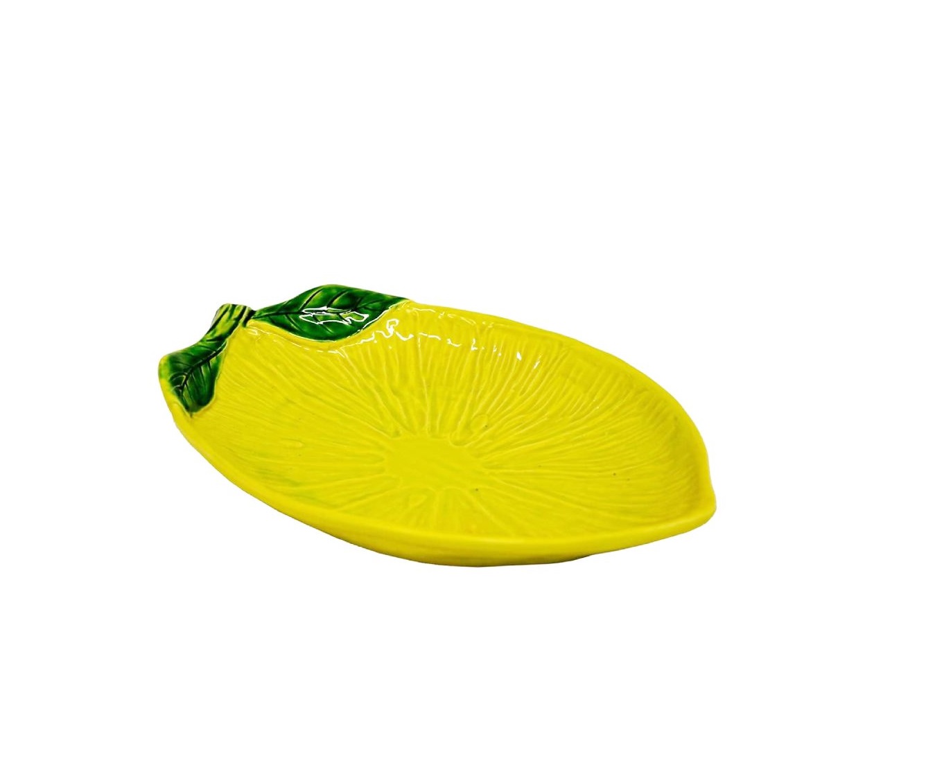 L12BL-1@GL Virginia Lemon Ceramic Serving Bowl (30x23cm) - Image 1