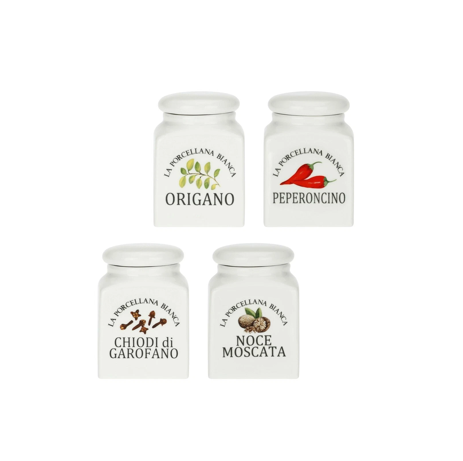 P0126175MX Conserva Spice Ceramic Jars Set of 4 - Image 1