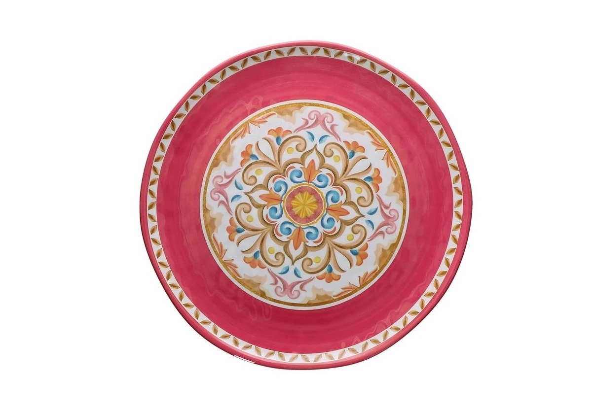 R13360006M Borgo Round Melamine Serving Plate (42cm) - Image 1