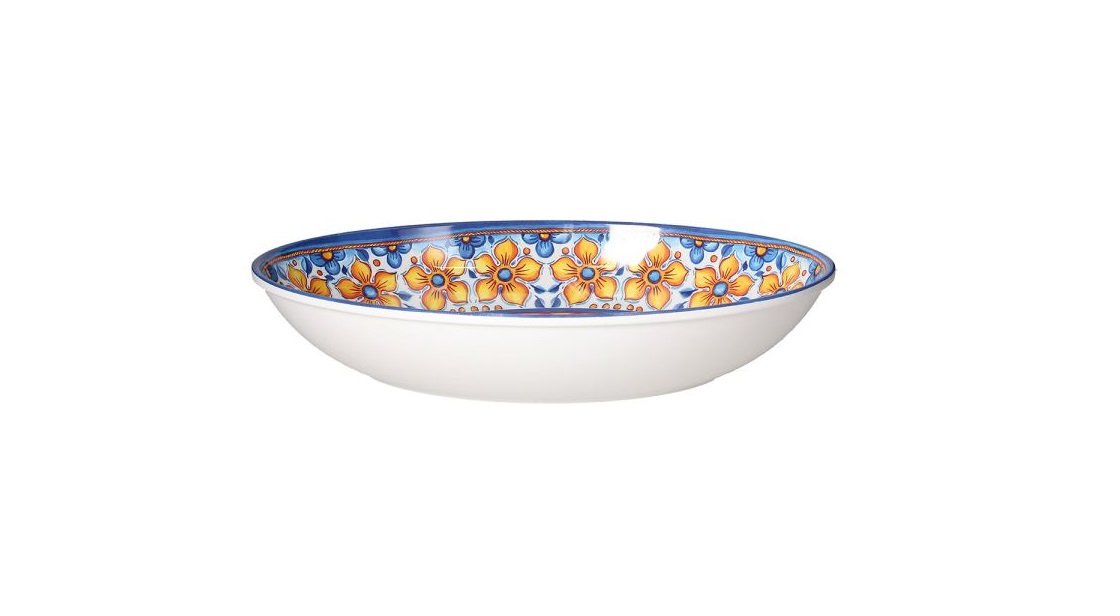 S092141NARC Narciso Deep Oval Melamine Plate Bowl (40x25cm) - Image 1