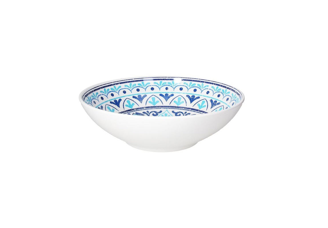 S0924A2CEFA Cefalu Round Melamine Serving Plate Bowl (25cm) - Image 1