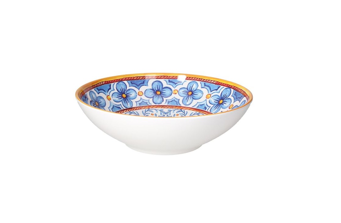S0924A2NARC Narciso Round Melamine Serving Plate Bowl (25cm) - Image 1