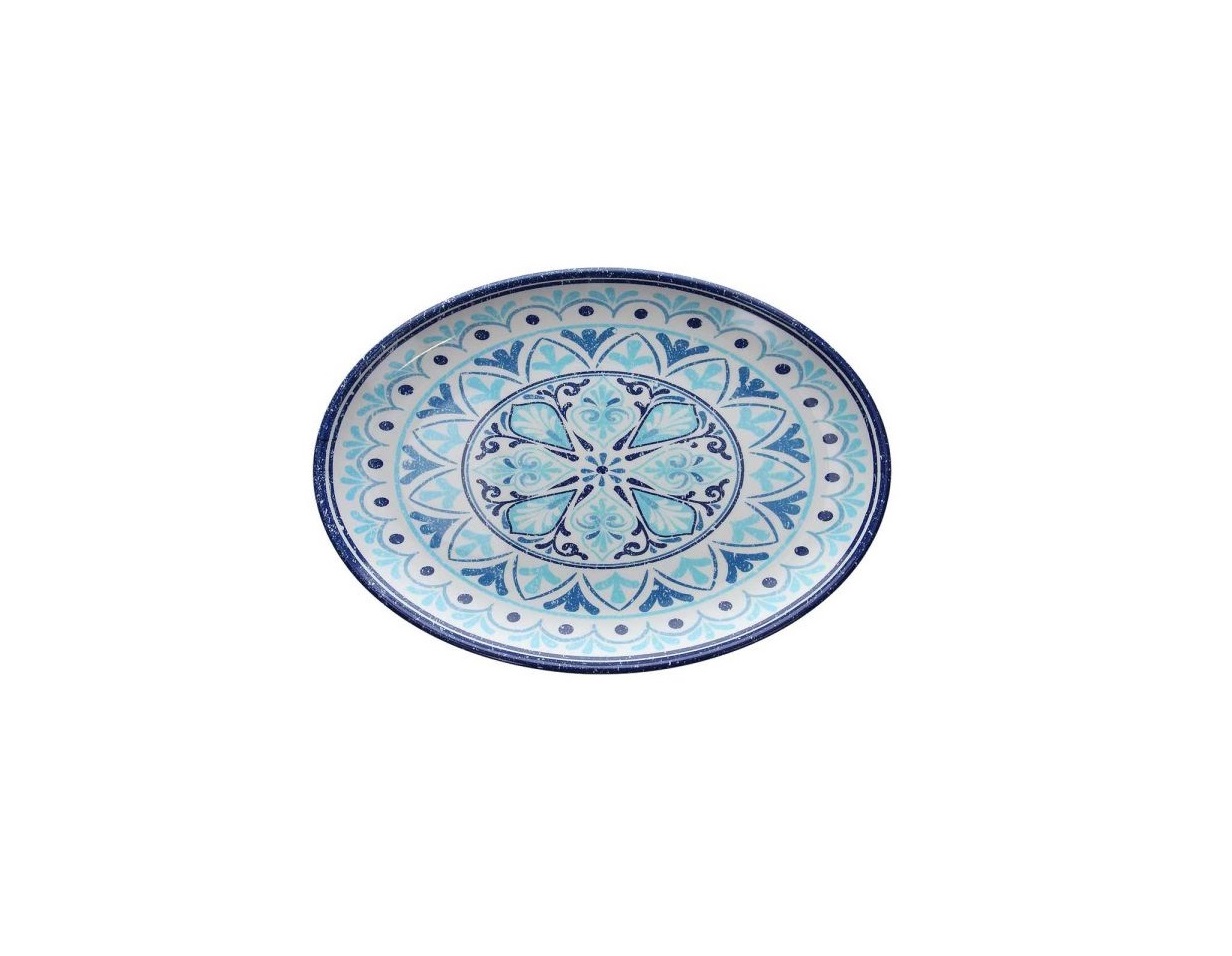 S0934H4CEFA Cefalu Oval Melamine Serving Plate (35.5x25.5cm) - Image 1