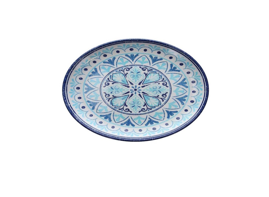 S0934H5CEFA Cefalu Oval Malamine Serving Plate (48x34cm) - Image 1
