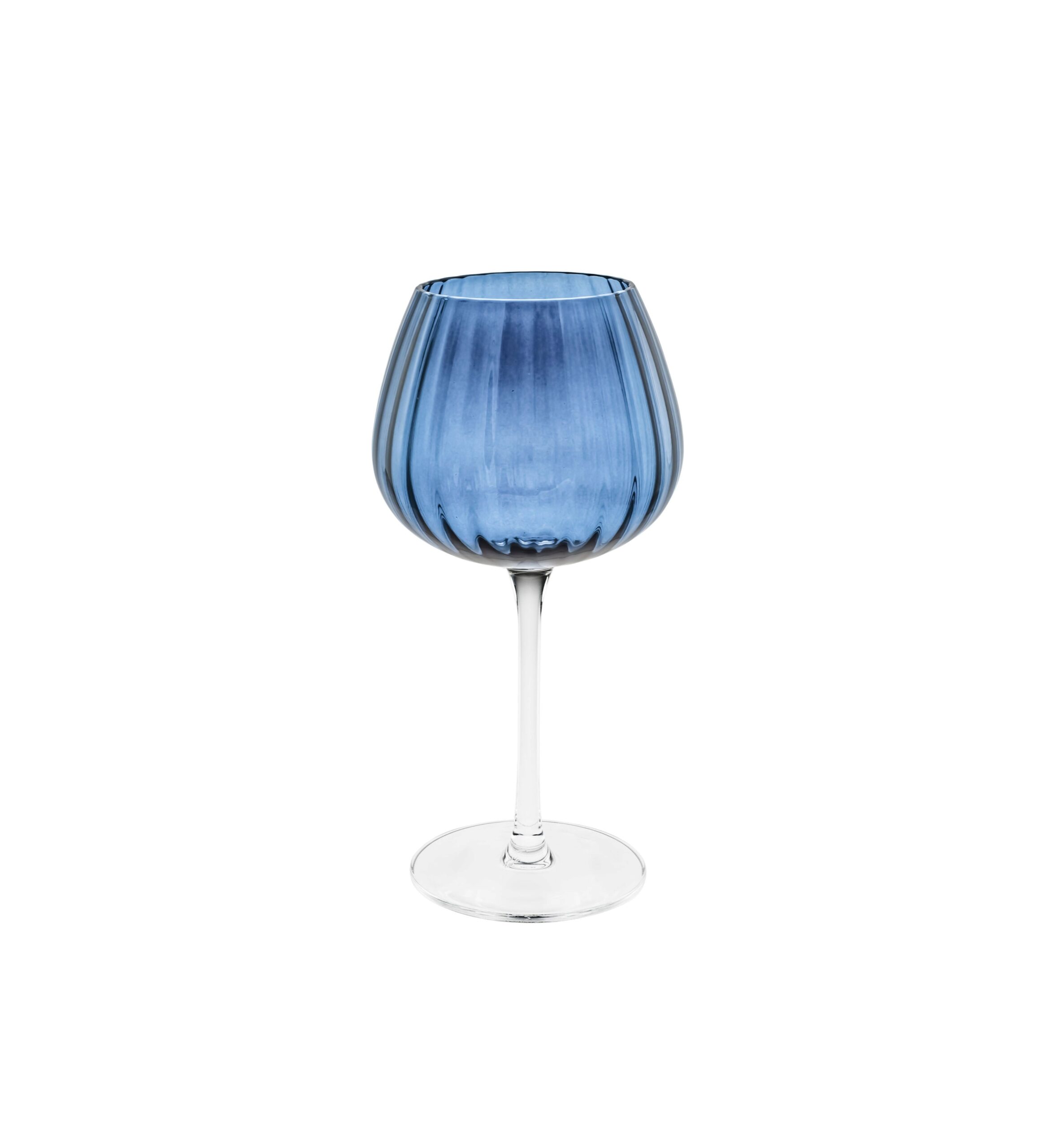 U20177611A86 Prismia Blue Glass Goblet 460ml - Image 1